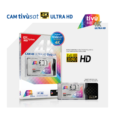 CAM 4K ULTRA HD tivusat