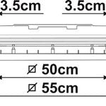 Oblò Vent 50 Bianco Neutro Rollo 50 Incluso Fiamma - 01668-02-